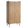Armoire Scandinave Avec Penderie Et étagères Finition Bois Chêne L101 Cm MOA -Boutique Miliboo armoire scandinave avec penderie et etageres finition bois chene l101 cm moa 52566 6278edfcb3255 1200 675