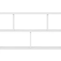 Bibliothèque Basse Design Blanche L168 Cm MUSSO