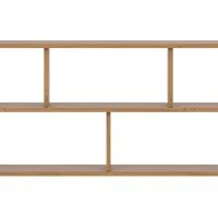 Bibliothèque Basse Design Finition Chêne L168 Cm MUSSO