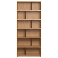 Bibliothèque Design Finition Bois Chêne L92 Cm EPURE
