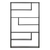 Bibliothèque Design Métal Noir L125 Cm TETRIS