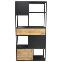 Bibliothèque En Métal Noir Et Bois Manguier Massif L90 Cm JAIPUR - Miliboo & Stéphane Plaza -Boutique Miliboo bibliotheque en metal noir et bois manguier massif l90 cm jaipur miliboo et stephane plaza 47609 5f1aa25d0e4ac 1200 675