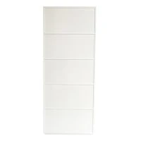 Bibliothèque Modulable Blanche Et Finition Bois Chêne L85 Cm JAZZ -Boutique Miliboo bibliotheque modulable blanche et finition bois chene l85 cm jazz 44470 5bc689dabff59 1200 675