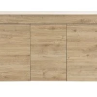 Buffet Design Bois Chêne 3 Portes L138 Cm TINO