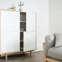 Buffet Haut Scandinave Bois Et Blanc 4 Portes L110 Cm SID 15 Buffet Haut Scandinave Bois Et Blanc 4 Portes L110 Cm SID -Boutique Miliboo buffet haut scandinave bois et blanc 4 portes l110 cm sid 43378 5bb3748aaeb2e 1200 675