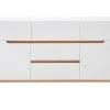 Buffet Scandinave Blanc Mat Et Bois Clair 2 Portes 5 Tiroirs L145 Cm SKIVE -Boutique Miliboo buffet scandinave blanc mat et bois clair 2 portes 5 tiroirs l145 cm skive 47971 5e830417575a9 1200 675