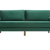Canapé 3-4 Places En Tissu Velours Vert émeraude Et Bois Clair IMPERIAL -Boutique Miliboo canape 3 4 places en tissu velours vert emeraude et bois clair imperial 42897 5bbcc6e1c662b 1200 675