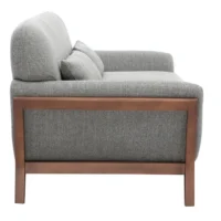 Canapé 3 Places En Tissu Gris Et Bois Foncé YOKO -Boutique Miliboo canape 3 places en tissu gris et bois fonce yoko 52053 62f4b155d7585 1200 675