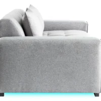 Canapé Connecté 3 Places En Tissu Gris Clair -Boutique Miliboo canape connecte 3 places en tissu gris clair 46480 5f6a162e2c7ff 1200 675