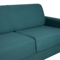 Canapé Convertible 3 Places En Tissu Bleu Canard Et Bois Clair Avec Matelas 18 Cm GRAHAM -Boutique Miliboo canape convertible 3 places en tissu bleu canard et bois clair avec matelas 18 cm graham 51775 62386802d33e4 1200 675