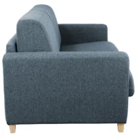 Canapé Convertible 3 Places En Tissu Bleu Et Bois Clair Avec Matelas L140 Cm 12 Cm GRAHAM 13 Canapé Convertible 3 Places En Tissu Bleu Et Bois Clair Avec Matelas L140 Cm 12 Cm GRAHAM -Boutique Miliboo canape convertible 3 places en tissu bleu et bois clair avec matelas l140 cm 12 cm graham 47113 5d4bf7318721f 1200 675
