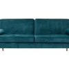 Canapé Convertible 3 Places En Tissu Velours Bleu Pétrole Et Bois Clair MOORE -Boutique Miliboo canape convertible 3 places en tissu velours bleu petrole et bois clair moore 50177 62bac71682eae 1200 675