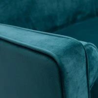 Canapé Convertible 3 Places En Tissu Velours Bleu Pétrole Et Bois Clair MOORE -Boutique Miliboo canape convertible 3 places en tissu velours bleu petrole et bois clair moore 50177 62bac731b681c 1200 675