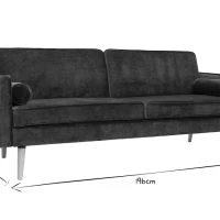 Canapé Convertible 3 Places En Tissu Velours Bleu Pétrole Et Bois Clair MOORE -Boutique Miliboo canape convertible 3 places en tissu velours bleu petrole et bois clair moore 50177 62badebb9cf2f 1200 675