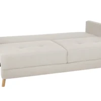 Canapé Convertible Avec Coffre 3 Places En Tissu Beige Et Bois Clair MIRA -Boutique Miliboo canape convertible avec coffre 3 places en tissu beige et bois clair mira 51999 620544319afb8 1200 675