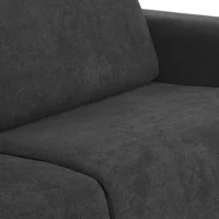 Canapé Convertible Avec Têtières Ajustables 3 Places En Tissu Effet Velours Gris Anthracite Et Bois Clair Avec Matelas 13 Cm GOYA -Boutique Miliboo canape convertible avec tetieres ajustables 3 places en tissu effet velours gris anthracite et bois clair avec matelas 13 cm goya 49553 62978b7d631bf 1200 675