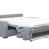 Canapé Convertible Avec Têtières Ajustables 3 Places En Tissu Gris Clair Avec Matelas 18 Cm NORO -Boutique Miliboo canape convertible avec tetieres ajustables 3 places en tissu gris clair avec matelas 18 cm noro 50221 60d98b87d0807 1200 675