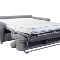 Canapé Convertible Avec Têtières Ajustables 3 Places En Tissu Gris Et Bois Clair Avec Matelas 13 Cm GOYA -Boutique Miliboo canape convertible avec tetieres ajustables 3 places en tissu gris et bois clair avec matelas 13 cm goya 47791 5f115f4f0fcba 1200 675