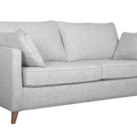 Canapé Convertible Scandinave 3 Places En Tissu Gris Clair Et Bois Clair Avec Matelas 10 Cm PAPEL -Boutique Miliboo canape convertible scandinave 3 places en tissu gris clair et bois clair avec matelas 10 cm papel 49557 6061a2f3c247c 1200 675