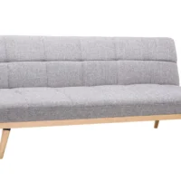 Canapé Convertible Scandinave 3 Places En Tissu Gris Clair Et Bois Clair SIKKO -Boutique Miliboo canape convertible scandinave 3 places en tissu gris clair et bois clair sikko 41498 5bb374309a287 1200 675