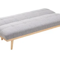 Canapé Convertible Scandinave 3 Places En Tissu Gris Clair Et Bois Clair SIKKO -Boutique Miliboo canape convertible scandinave 3 places en tissu gris clair et bois clair sikko 41498 5bb37430d9f79 1200 675