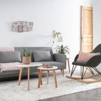 Canapé Convertible Scandinave 3 Places En Tissu Gris Foncé Et Bois Clair LULA -Boutique Miliboo canape convertible scandinave 3 places en tissu gris fonce et bois clair lula 45495 5e53a7750754b 1200 675