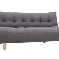 Canapé Convertible Scandinave 3 Places En Tissu Gris Foncé Et Bois Clair YUMI -Boutique Miliboo canape convertible scandinave 3 places en tissu gris fonce et bois clair yumi 45603 5d00f8d294b4d 1200 675