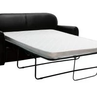 Canapé Convertible Vintage 3 Places Cuir Marron Foncé Et Bois Noir Avec Matelas 9 Cm CLUB -Boutique Miliboo canape convertible vintage 3 places cuir marron fonce et bois noir avec matelas 9 cm club 49659 6197b5abf262b 1200 675