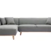 Canapé D'angle Gauche Scandinave 5 Places En Tissu Gris Et Bois Clair STUART -Boutique Miliboo canape dangle gauche scandinave 5 places en tissu gris et bois clair stuart 48847 6033b07cdb229 1200 675