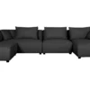 Canapé D'angle Moderne Modulable 4 éléments Gris Foncé PLURIEL -Boutique Miliboo canape dangle moderne modulable 4 elements gris fonce pluriel 50645 6140b94bd9cd0 1200 675
