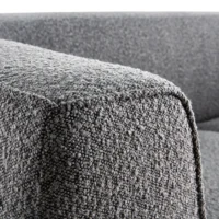 Canapé Design 2-3 Places En Tissu Effet Laine Bouclée Gris Anthracite Et Bois Noir MORRIS -Boutique Miliboo canape design 2 3 places en tissu effet laine bouclee gris anthracite et bois noir morris 51996 6228916ca023c 1200 675