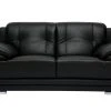 Canapé Design 2 Places Cuir Noir Et Acier Chromé TAMARA -Boutique Miliboo canape design 2 places cuir noir et acier chrome tamara 49650 610bb9cb20782 1200 675