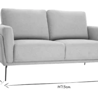 Canapé Design 2 Places En Tissu Effet Velours Texturé Beige Et Métal Noir MOSCO -Boutique Miliboo canape design 2 places en tissu effet velours texture beige et metal noir mosco 51983 62d6aef432cf4 1200 675