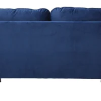 Canapé Design 2 Places En Tissu Velours Bleu Nuit Et Métal Noir BEKA -Boutique Miliboo canape design 2 places en tissu velours bleu nuit et metal noir beka 46530 5d7fadcc45898 1200 675