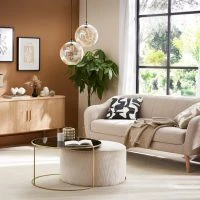 Canapé Scandinave 2-3 Places En Tissu Beige Et Bois Clair ISIS -Boutique Miliboo canape scandinave 2 3 places en tissu beige et bois clair isis 52002 628657b99d985 1200 675