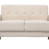 Canapé Scandinave 2 Places En Tissu Beige Et Bois Clair MOON -Boutique Miliboo canape scandinave 2 places en tissu beige et bois clair moon 47524 62ac35dfcf9fc 1200 675