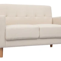 Canapé Scandinave 2 Places En Tissu Beige Et Bois Clair MOON -Boutique Miliboo canape scandinave 2 places en tissu beige et bois clair moon 47524 62ac35fb74530 1200 675