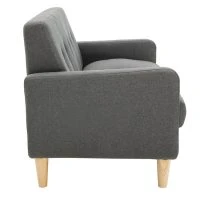Canapé Scandinave 2 Places En Tissu Gris Foncé Et Bois Clair LUNA -Boutique Miliboo canape scandinave 2 places en tissu gris fonce et bois clair luna 50294 618beb33db3fe 1200 675
