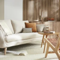 Canapé Scandinave 3 Places En Tissu Beige Et Bois Clair CREEP -Boutique Miliboo canape scandinave 3 places en tissu beige et bois clair creep 52009 63d791188fc65 1200 675