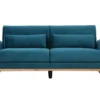 Canapé Scandinave 3 Places En Tissu Velours Bleu Pétrole Et Bois Clair EKTOR -Boutique Miliboo canape scandinave 3 places en tissu velours bleu petrole et bois clair ektor 46518 5d41af8b59738 1200 675