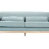 Canapé Scandinave 3 Places En Tissu Vert Lagon Et Bois Clair YOKO -Boutique Miliboo canape scandinave 3 places en tissu vert lagon et bois clair yoko 40800 5bbcc61baf111 1200 675