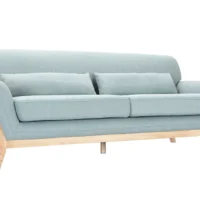 Canapé Scandinave 3 Places En Tissu Vert Lagon Et Bois Clair YOKO -Boutique Miliboo canape scandinave 3 places en tissu vert lagon et bois clair yoko 40800 5bbcc61bda5b7 1200 675