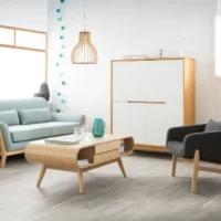 Canapé Scandinave 3 Places En Tissu Vert Lagon Et Bois Clair YOKO -Boutique Miliboo canape scandinave 3 places en tissu vert lagon et bois clair yoko 40800 5c136ddc7f627 1200 675