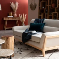 Canapé Scandinave 3 Places En Tissu Vert Lagon Et Bois Clair YOKO -Boutique Miliboo canape scandinave 3 places en tissu vert lagon et bois clair yoko 40800 5f7db5f31e19a 1200 675