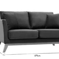 Canapé Scandinave Déhoussable 2 Places En Tissu Effet Velours Kaki Et Bois Clair OSLO -Boutique Miliboo canape scandinave dehoussable 2 places en tissu effet velours kaki et bois clair oslo 50297 61409ef6029c3 1200 675