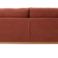 Canapé Scandinave Déhoussable 2 Places En Tissu Effet Velours Texturé Terracotta Et Bois Clair OSLO -Boutique Miliboo canape scandinave dehoussable 2 places en tissu effet velours texture terracotta et bois clair oslo 51802 62bc0a887f9fa 1200 675