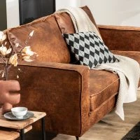 Canapé Vintage 3 Places Cuir Marron Cognac Aspect Vieilli Et Métal Noir SONNY -Boutique Miliboo canape vintage 3 places cuir marron cognac aspect vieilli et metal noir sonny 51313 62b5cb7ee878b 1200 675