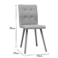 Chaise Design En Tissu Gris Clair Et Bois Clair Massif (lot De 2) HORTA -Boutique Miliboo chaise design en tissu gris clair et bois clair massif lot de 2 horta 42355 62deab8500b2b 1200 675