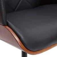 Chaise Design Noir, Bois Foncé Et Métal LUCIEN -Boutique Miliboo chaise design noir bois fonce et metal lucien 52301 62e3dcacb5c80 1200 675