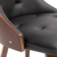 Chaise Design Noir Et Bois Foncé Noyer FLUFFY 15 Chaise Design Noir Et Bois Foncé Noyer FLUFFY -Boutique Miliboo chaise design noir et bois fonce noyer fluffy 48660 5faaadf3012c6 1200 675